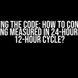 Cracking the Code: How to Convert a Time String Measured in 24-Hour Cycle to 12-Hour Cycle?