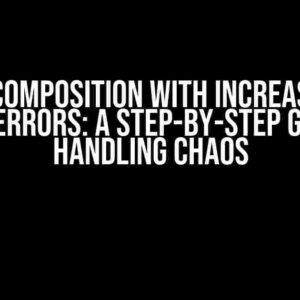 QR Decomposition with Increasingly Large Errors: A Step-by-Step Guide to Handling Chaos