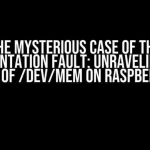 The Mysterious Case of the Segmentation Fault: Unraveling the Enigma of /dev/mem on Raspberry Pi 4